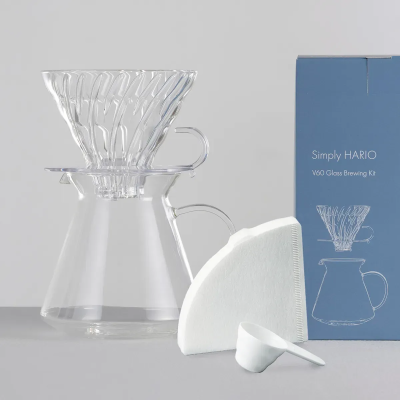 Пуровер набір HARIO V60 GLASS