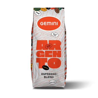 Кава Gemini Argento Espresso зерно 1 кг (8 шт/ящ)