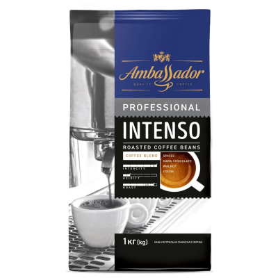 Кава Ambassador Professional Intenso зерно 1 кг (6шт /ящ)