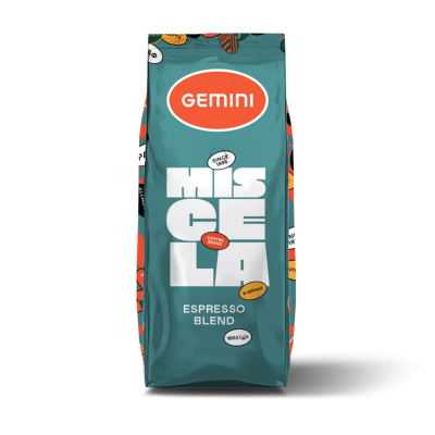 Кава Gemini "Miscela" зерно 1 кг, (8шт /ящ)